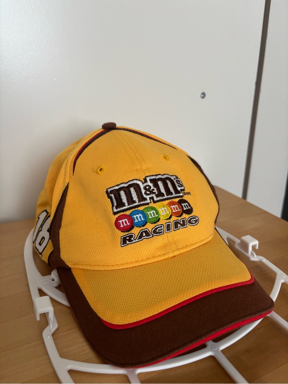 M&M's Racing Yellow Cap - Branded Racing Hat